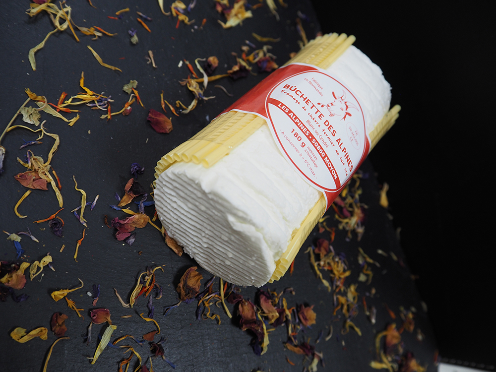 Bûche blanche - Chèvrerie des Alpines